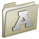 Light Brown Font Icon